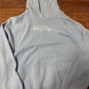 Hollister Light Blue Chamonix Hoodie